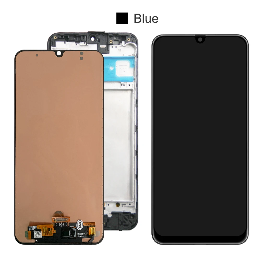 100% Tested M215 Display Screen for For Samsung Galaxy M21 M215 M215F M215F/DS Lcd Display Touch Screen Digitizer With Frame