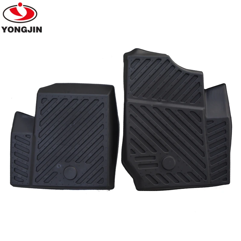 TPE Anti-Slip Floor Mats Front Row Floor Liners for Polaris General 1000