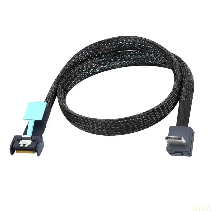

High Performances Gen5 PCIe MCIO 4I 38P to SFF8611 4I Data Cable for Networking M76A