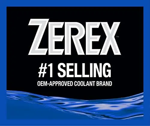 

Zerex Asian Blue 50/50 Antifreeze/Coolant – 1 Gallon, Silicate & Borate Free – Ready-to-Use