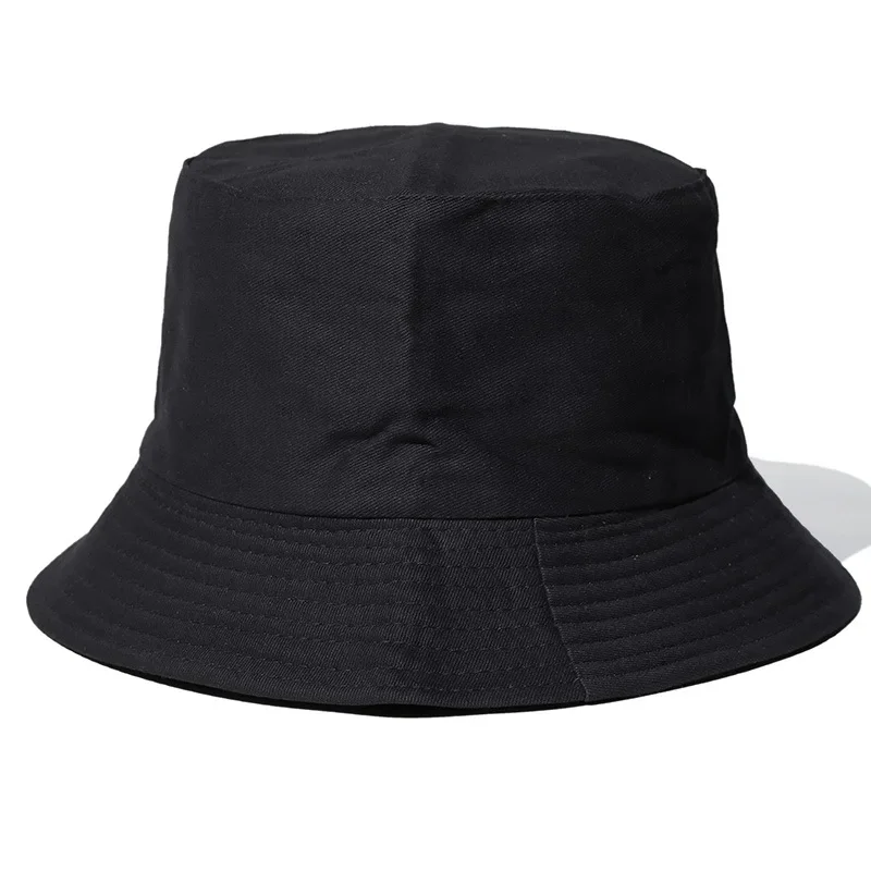 Big Head Man Large Size Sun Hat Women Blank Fisherman Hat Pure Panama Cap Plus Size Bucket Hats 57-58cm