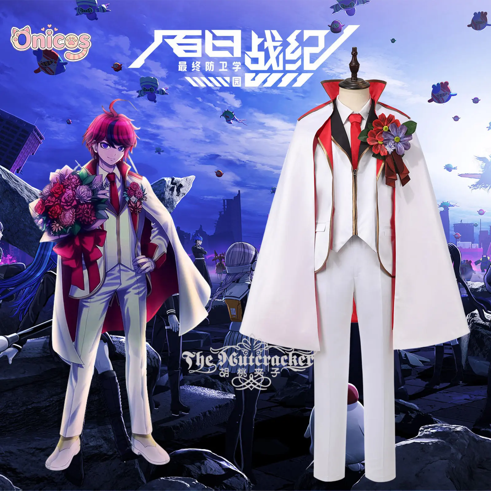 

Game The Hundred Line Sumino Takumi Cosplay Costume Uniform Halloween Carnival Christmas Play Role Clothes High Quality Onicos