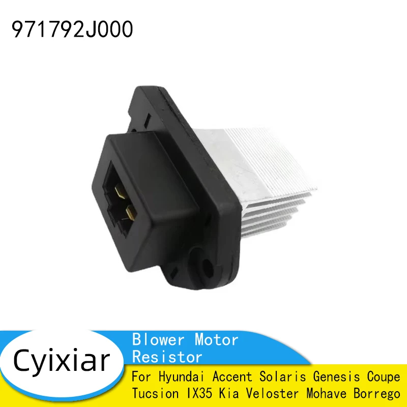 

Blower Motor Resistor 971792J000 97179-2J000 For Hyundai Accent Solaris Genesis Coupe Tucsion IX35 Kia Veloster Mohave Borrego