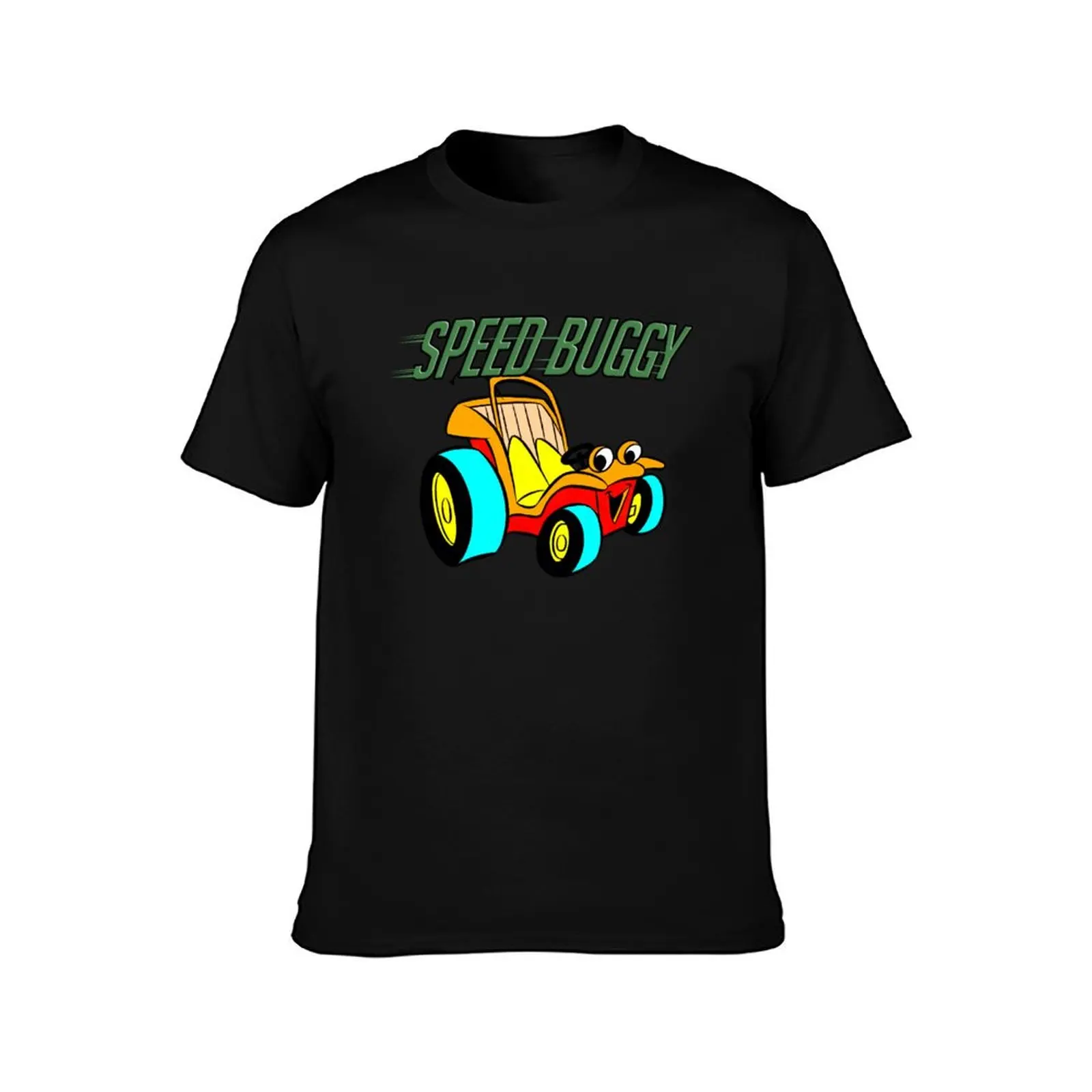 Speed Buggy T-Shirt Summer Casual Cotton Tee Oversized Streetwear Tops Vintage Graphic Print Loose Fit Short Sleeve