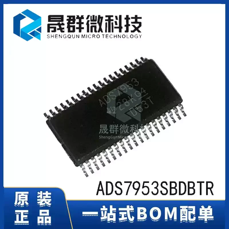 Brand new original ADS7953SBDBTR ADS7953 TSSOP-38 12 bit ADC analog-to-digital conversion chip