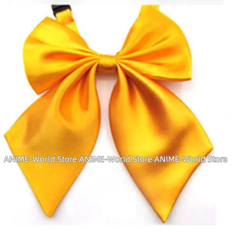 Women Anime Cosplay Costume JK Uniform Cravat Ladies Solid Color Bow Tie