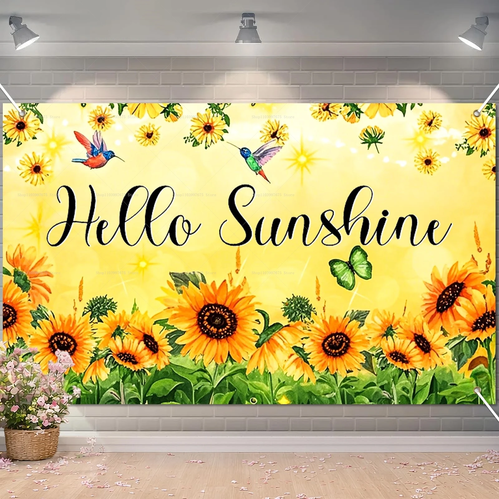 Sfondi 2D con Fiori 'Hello Sun - Summer Clothing Banner recensione e prezzo