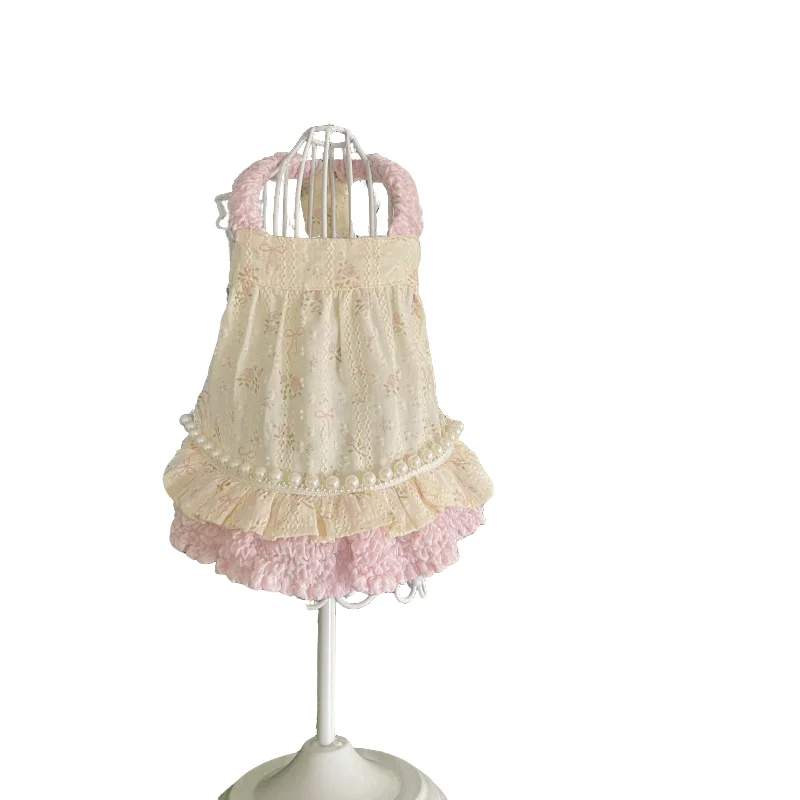 

Chihuahua Dress Summer Dog Clothes Yorkies Shih Tzu Maltese Pomeranian Bichon Poodle Schnauzer Clothing Cute Girl Dog Costume