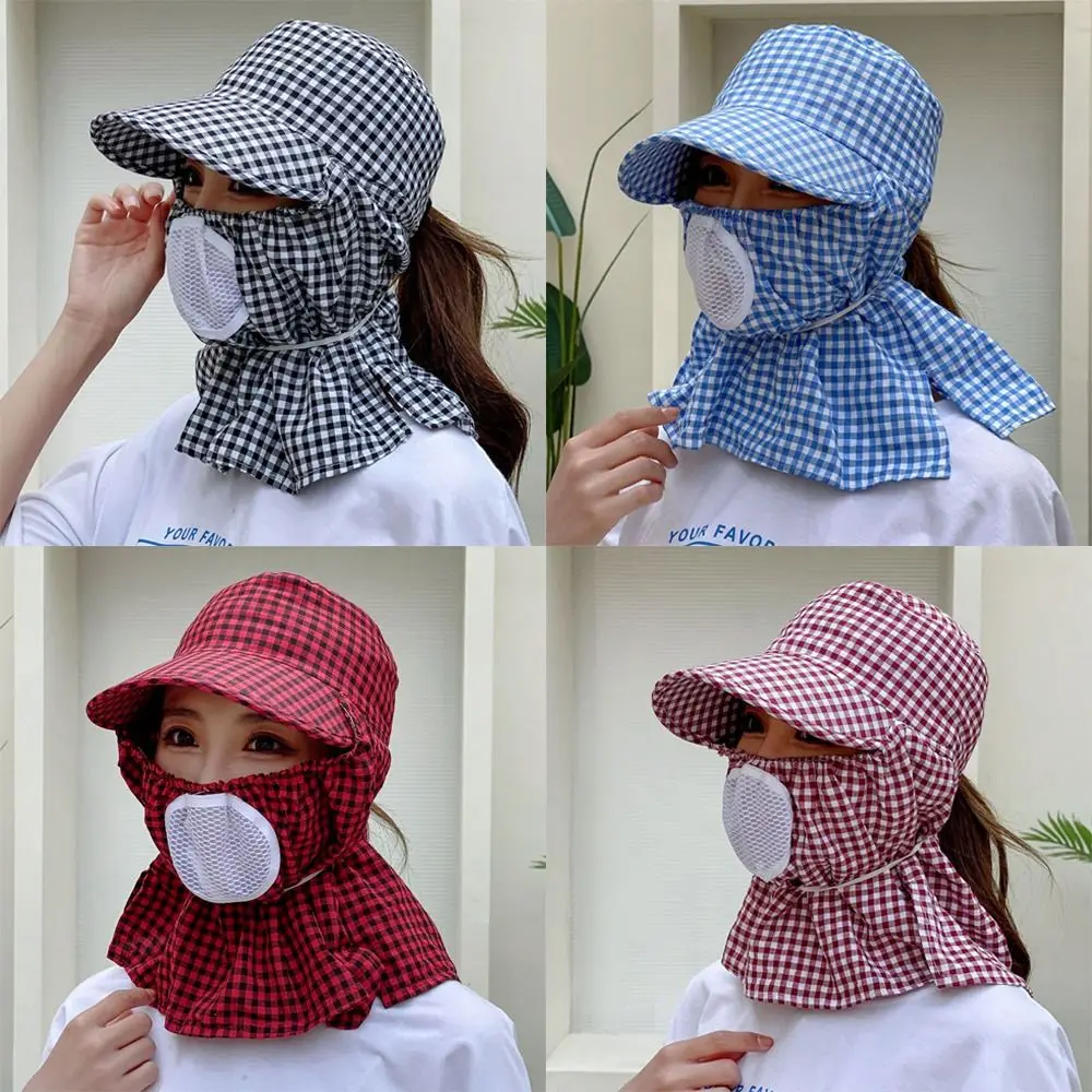 

Summer Face And Neck Outdoor Ear Flap Protective Cover Sun Hat Women Hats