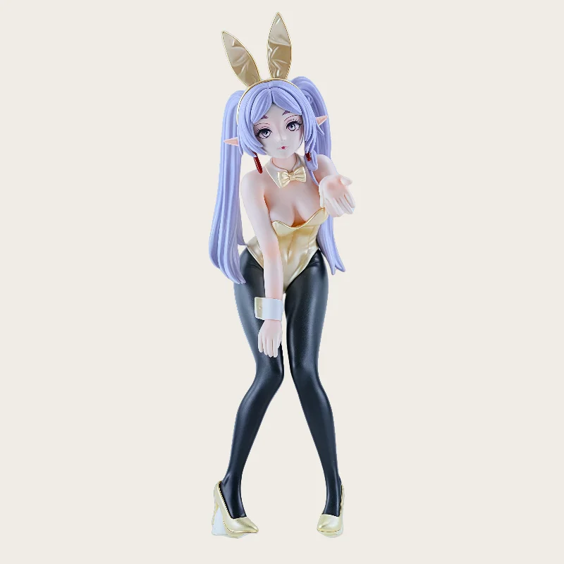 Nieuwe Frieren Beyond Journey'S End Frieren Bunny Girl Blow A Kiss Anime Figure Model Standbeeld Fans Collection Desktop Ornament Toy