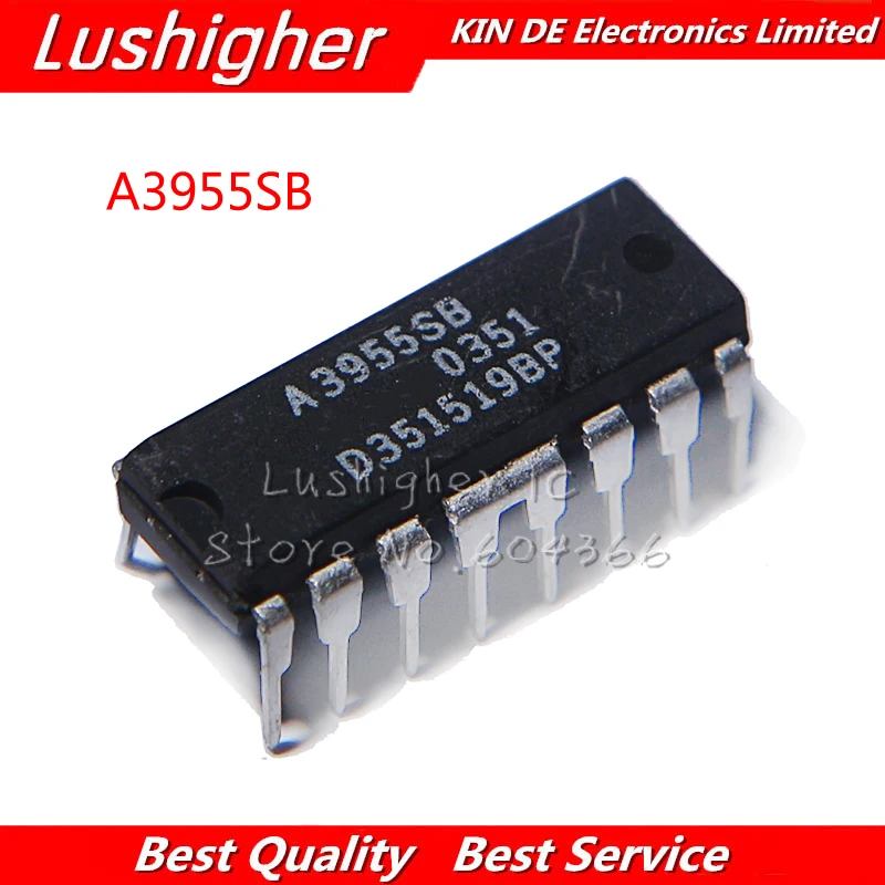 10pcs A3955SB A3955SBT A3955 Stepper Motor Driver Chip DIP-16