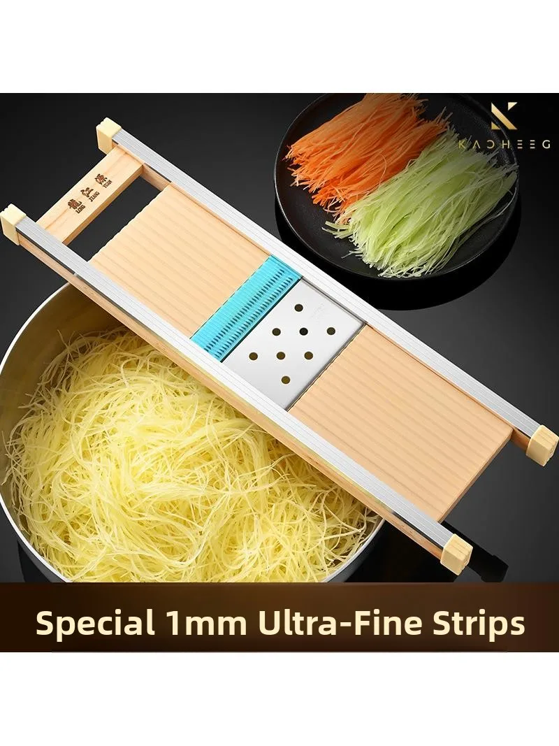 

Multifunctional Wooden Kitchen Tool Vegetable Slicer Home Use Food Procor for Slicing And ating Carrots And Other Vegeta...