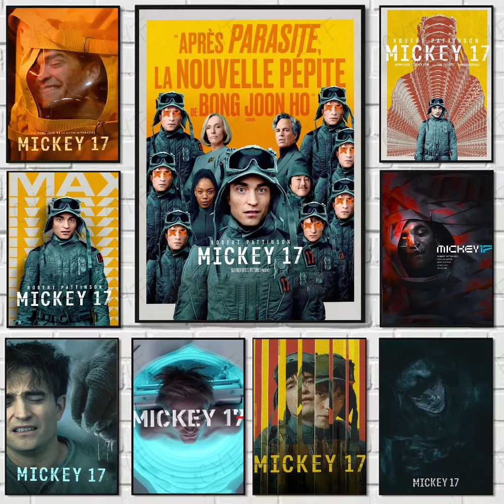 

2025Sci-fi Noir Movie M-Mickey 17 Poster High Quality Wall Art For Home Office Bedroom Living Room Hallway Bar Perfect Gift Idea