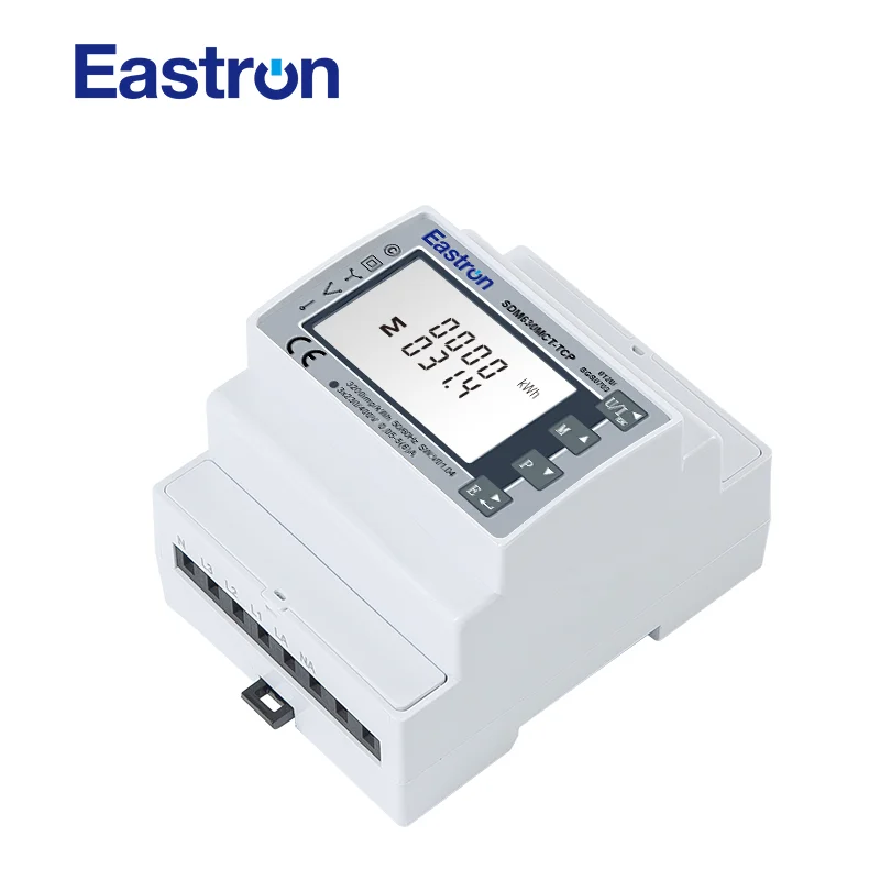 Eastron SDM630MCT-TCP Ethernet TCP SCADA System Multi-measurement Energy Meter Three Phase Din Rail Smart Power Meter