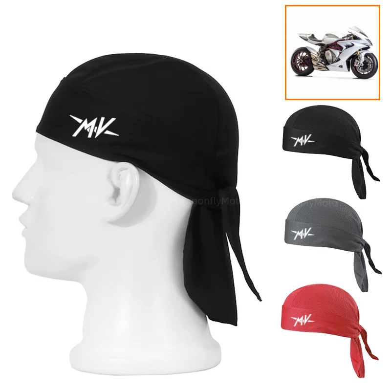 Summer Cycling Cap Quick Dry Breathable Pirate Hat For MV Agusta 675 800 Brutale 800 1000 Turismo Veloce RC Motorcycle Hat