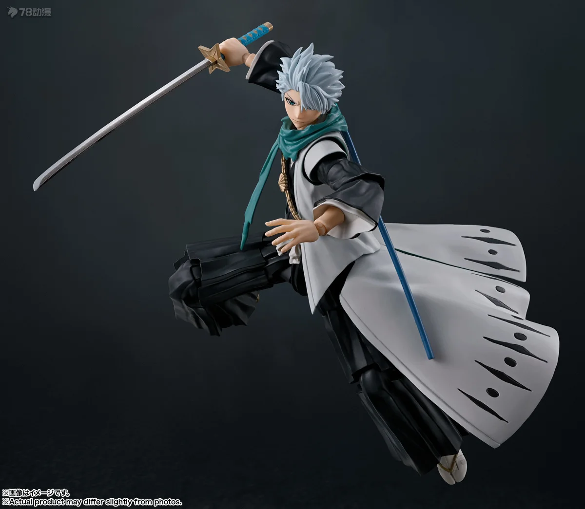 Bandai SHF Shinigami/Realm /BLEACH Series Hitsugaya Winter Shiro สามารถสัมผัสมือถือเดสก์ท็อปสําหรับชาย