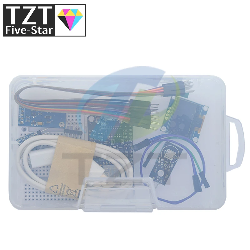 1/3PCS ESP8266 Stazione Meteo Kit Temperatura Umidità modulo display OLED breadboard Per arduino