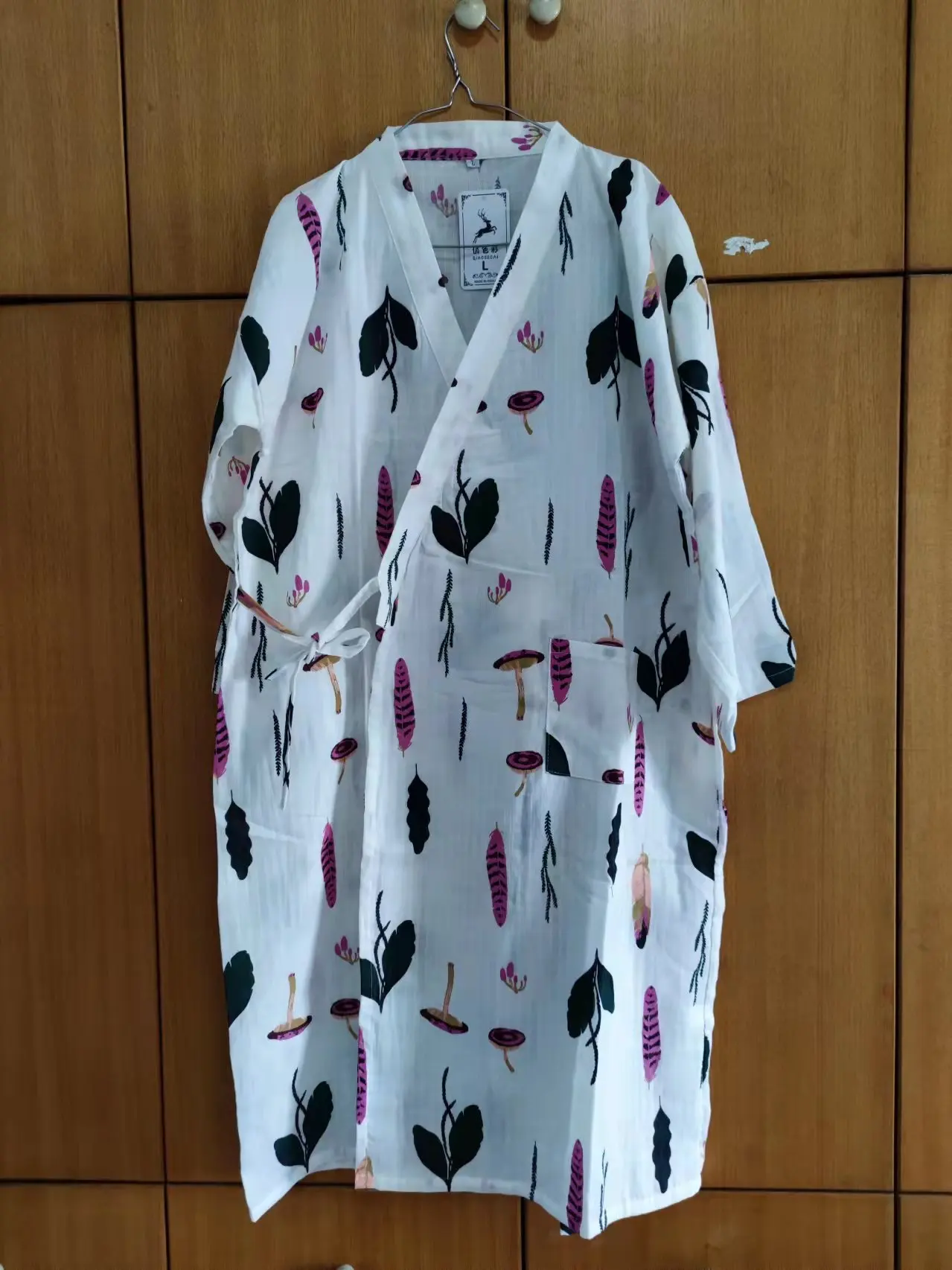 Pyjama Kimono de Style Japonais pour Femme, Chemise de Nuit Longue en Gaze 100% Coton, Tenue de Spa, Nouvelle Collection Été