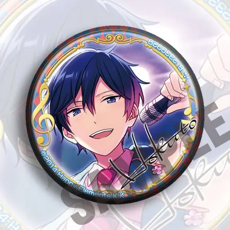 ES Ensemble Stars!Trickstar MaM 58MM ROUND ICONS IRON BADGE