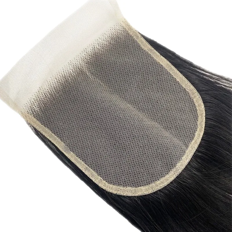 5x5 Lace Closure, glattes Echthaar, natürliche Farbe, vorgezupft, gebleichte Knoten, Haarteil für Frauen, schützender Stil, für den täglichen Gebrauch ﻿ – Detail 3