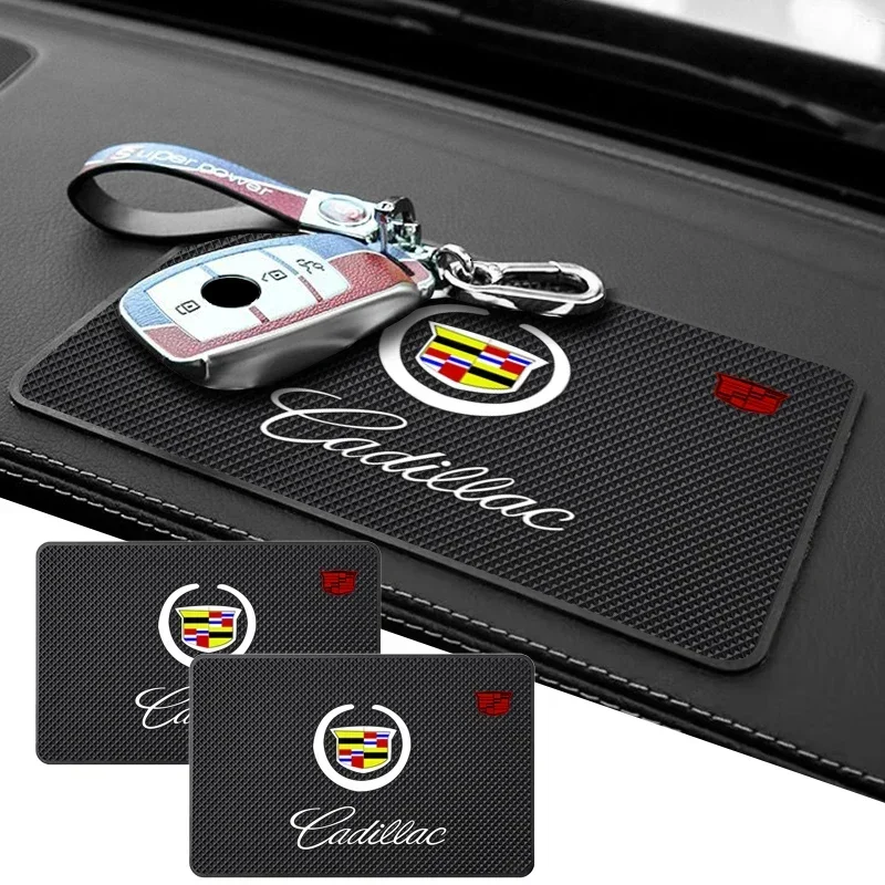 Car Styling Dashboard Anti-Slip Mat Abarth Non-Slip Pad For Cadillac Escalade CTS ATS SRX XT4 XT5 XT6 STS XTS SLR CT4 CT5 CT6