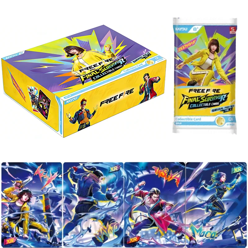 

Оригинальные коллекционные карты KAYOU Free Fire (английская версия) - набор Final Survivor Survival Pack, игровые аксессуары, подарки для детей на праздники