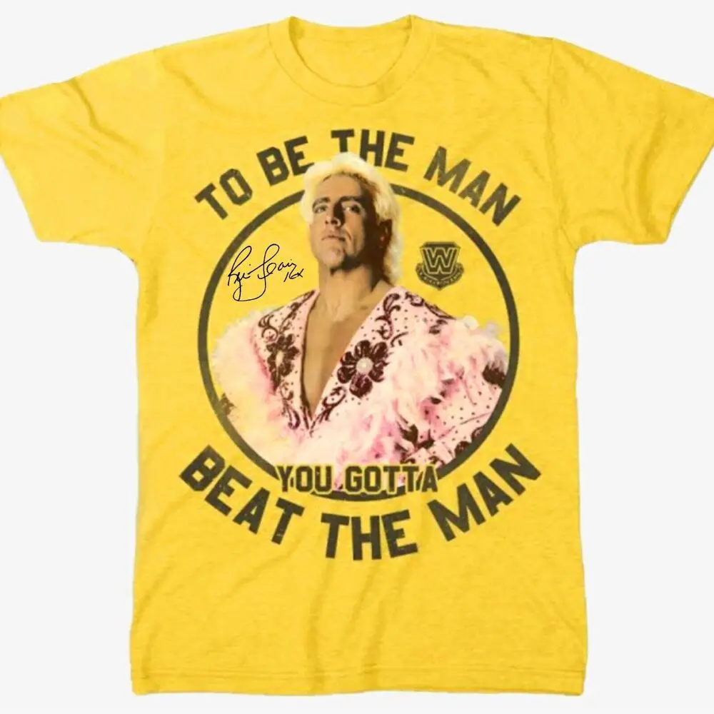 New Rare Ric Flair To Be The Man Gift Family Unisex S-5XL Shirt 3D415 Anime pattern clothing Y2K top summer short sleeveAnime Gr