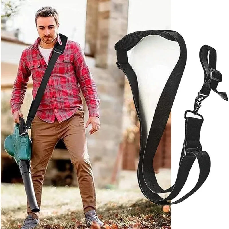 Shoulder Strap for Lawn Mower, Adjustable Backstrap, Leaf Blower Fixed Strap, Garden Tools Attachment, Simple Side Back