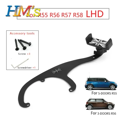 Для MINI R55 R56 R57 R60 R61 Countryman Clubman держатель телефона автомобильный кронштейн для MINI Cooper аксессуары для поддержки смартфонов