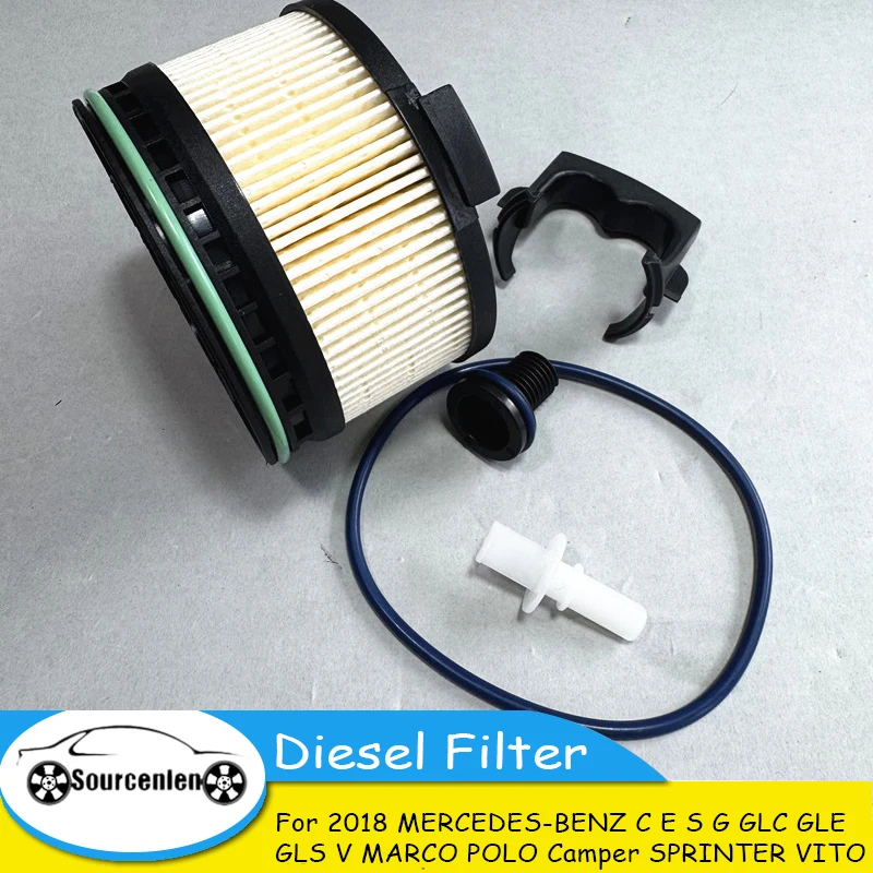 Diesel Filter For 2018 MERCEDES-BENZ C E S G GLC GLE GLS V MARCO POLO Camper SPRINTER VITO A6540920000 6540920000 6540920100