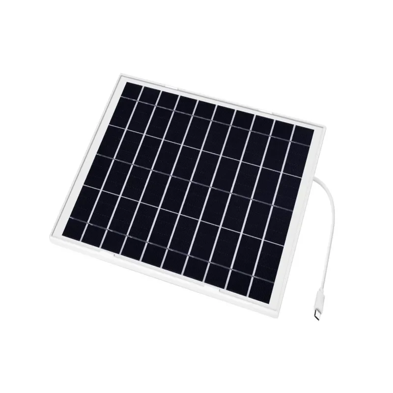 

8W 5V Outdoor Mini Solar Panel System Waterproof Rechargeable Security Camera Power Bank for Home Garden Surveillance