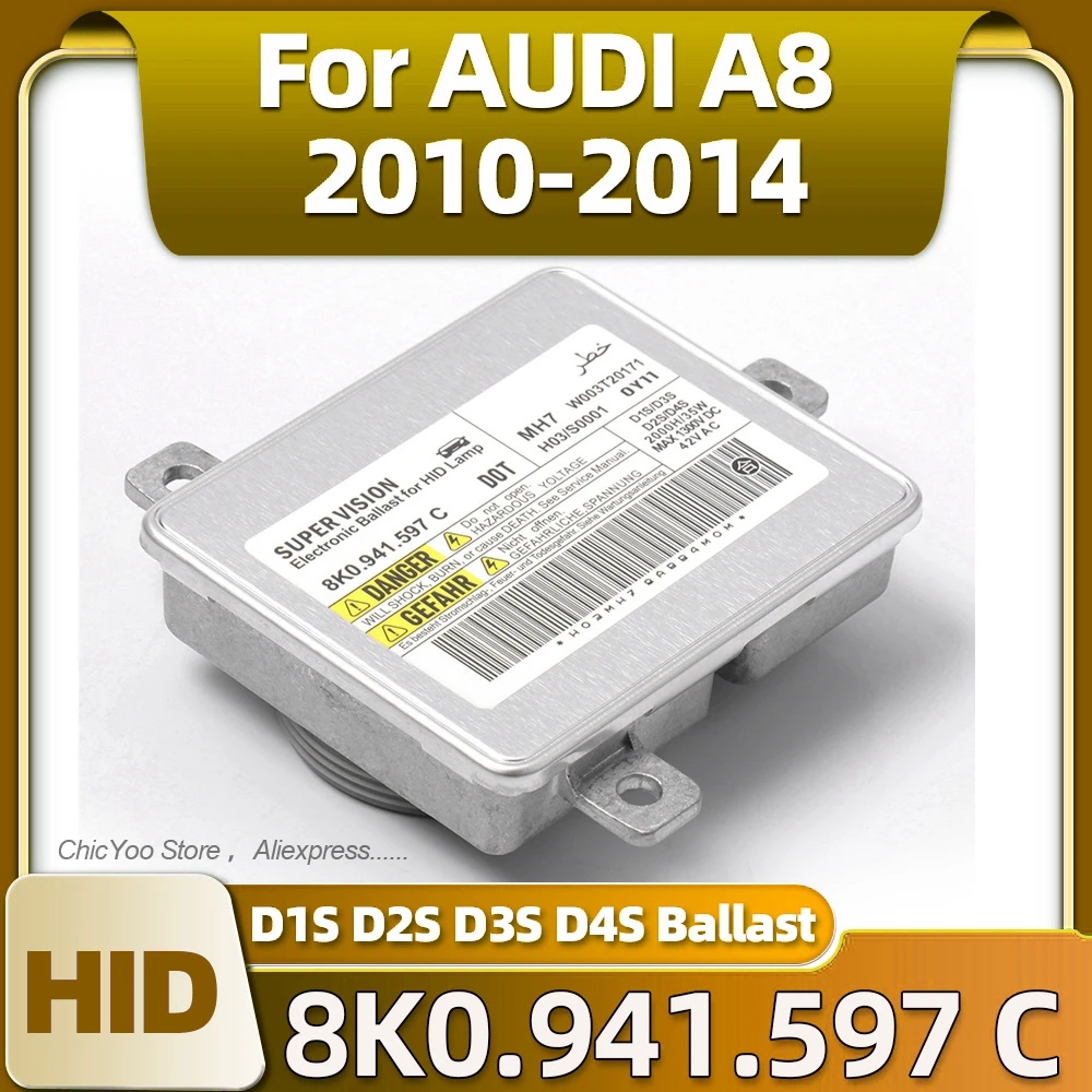 

8K0.941.597 C Ballast Xenon Headligh D1S D2S D3S D4S Control Unit W003T20171 For AUDI A8 2010 2011 2012 2013 2014