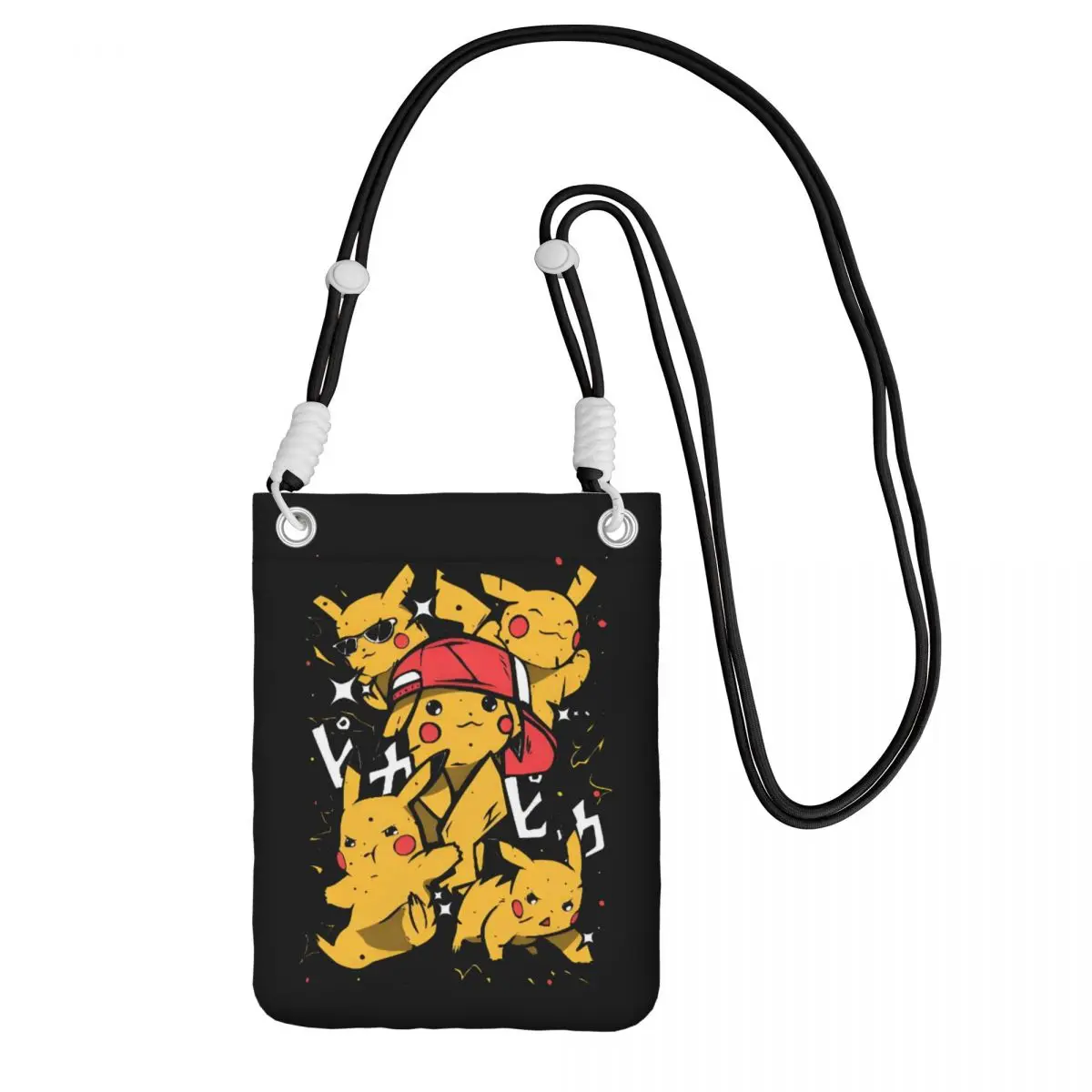 

Изготовленная на заказ сумка для мобильного телефона P-Pikachus, диагональная женская и мужская серия, сумка для мобильного телефона с видеоиграми для пеших прогулок, чехол для денег для телефона