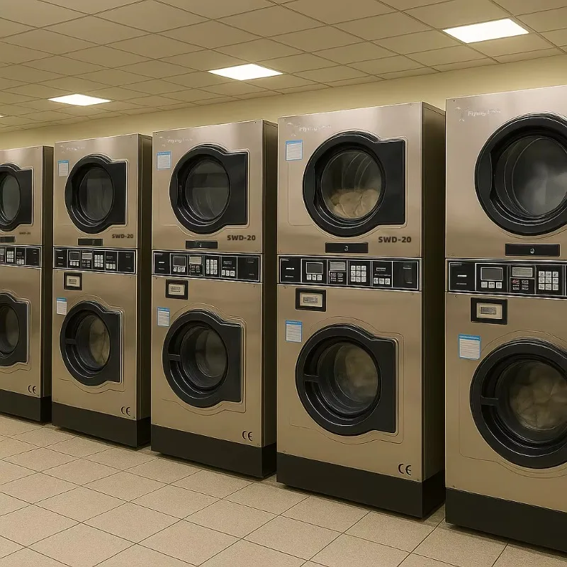 Custom Commercial Coin Laundry Washing Machines Washers and Dryer  for Laundry Equipment Business