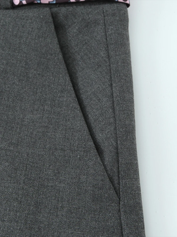 Europese en Amerikaanse stijl herfst nieuwe modetrend eenvoudige dames temperament ronde hals mouwloze taille stropdas korte jurk