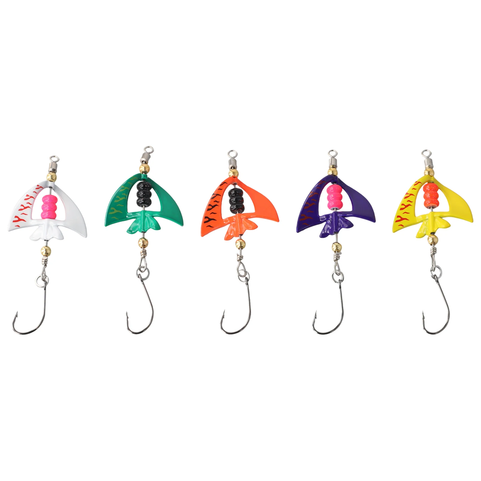 Fishing Trip Fishing Lures Reflective Artificial Bait Box Artificial Bait Fishing Spinner Zinc Alloy Material 4g Weight