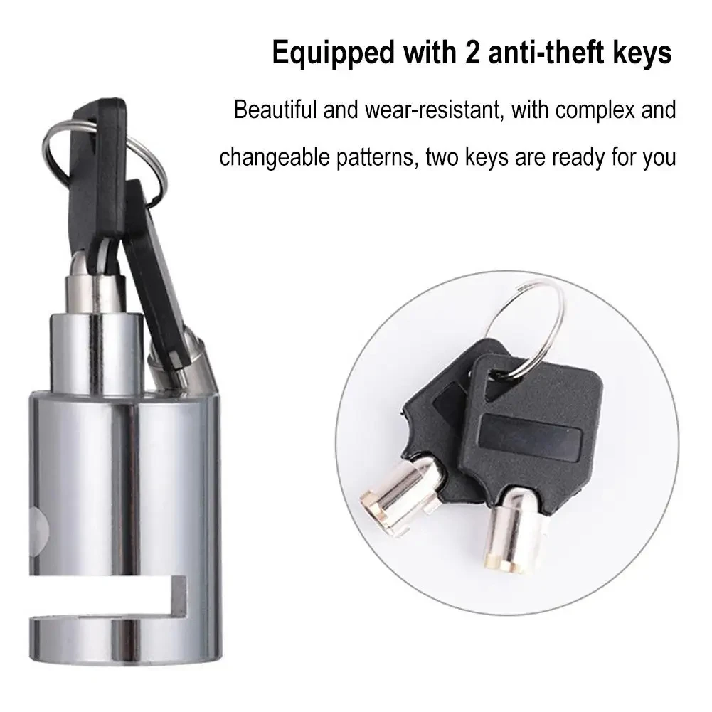 Bicycle Lock Electric Scooter Bicycle Padlock Anti-Theft Electric Scooter Lock For Skateboard Wheels Lock Disc Brake Lock