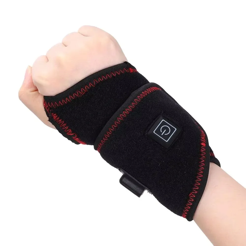 1pcs Far Infrared Heated Wristband Heat Elbow Brace Support Wrap For Pain Relief Therapy Warm Protector Belt with 1.2m USB Cable