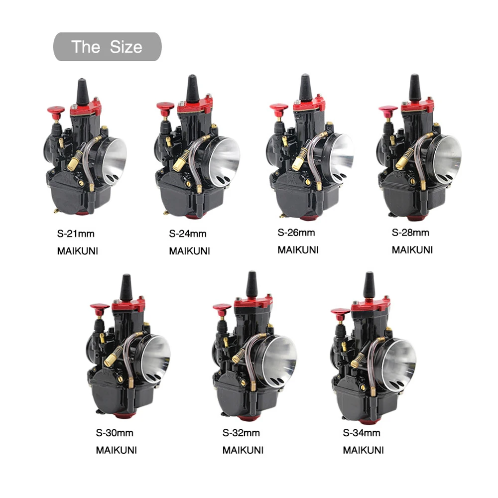PWK Carb Universal Modification Motorcycle Carburetor For Scooters ATV With Power Jet Dirt Bike Motocross Flat High Performance