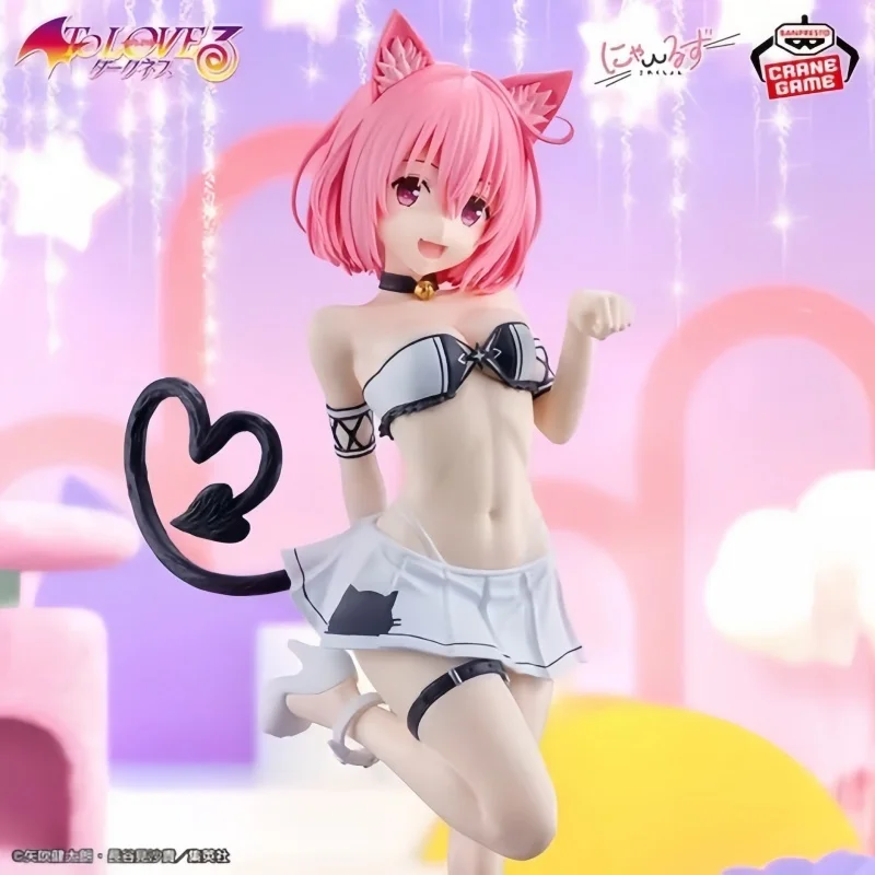 Figura Coleccionable Original de Anime Banpresto To Loveru Darkness Kurosaki Mea Nyaruzu, Modelo de Juguete Bishoujo, Adorno