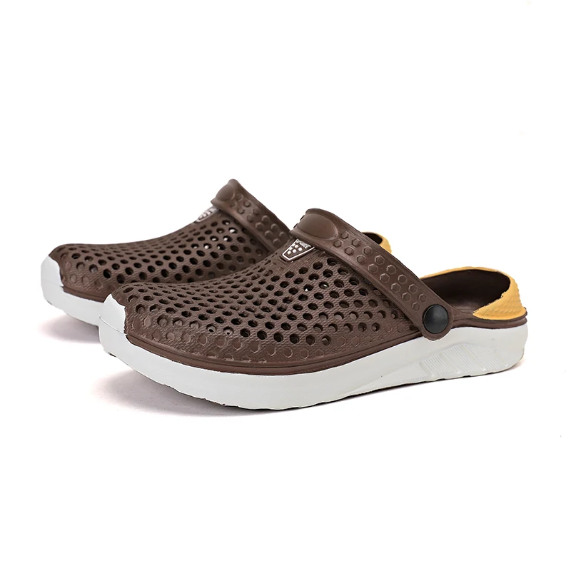 YUYIN Summer Outdoor Men's Slippers Fashion Comfortable Sandals Breathable Non-slip Beach Shoes Lightweight Soft Garden Shoes view 5