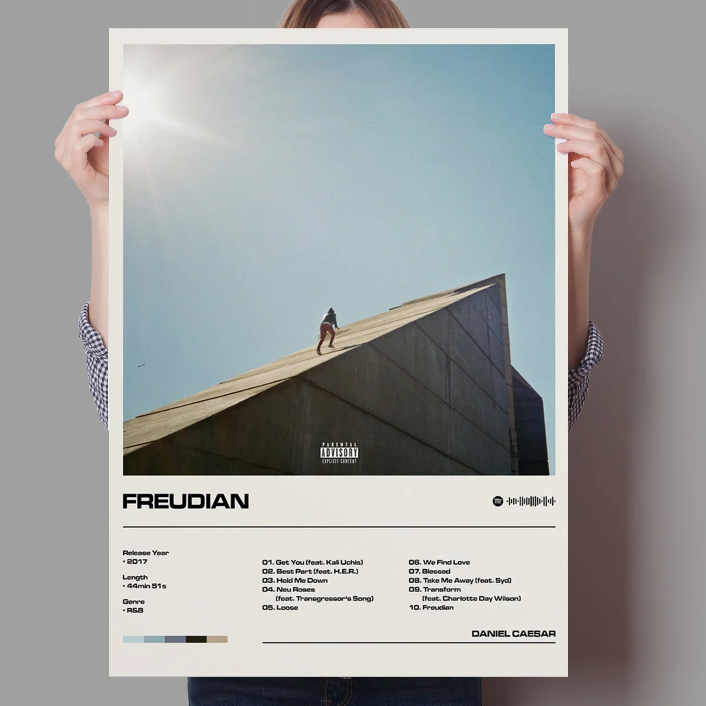 ألبوم الموسيقى تفاصيل الفرقة المشارك Gorillaz Arctic Monkeys AM Rap Hip Hop Rock الجمالية قماش اللوحة غرفة الديكور #2