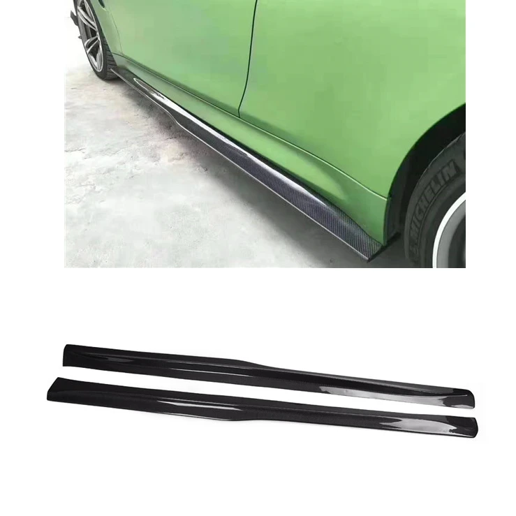 

F82 PSM Style Carbon fiber Side Skirt For BMW M4 2014-2018 100% Fitment Double Skirts