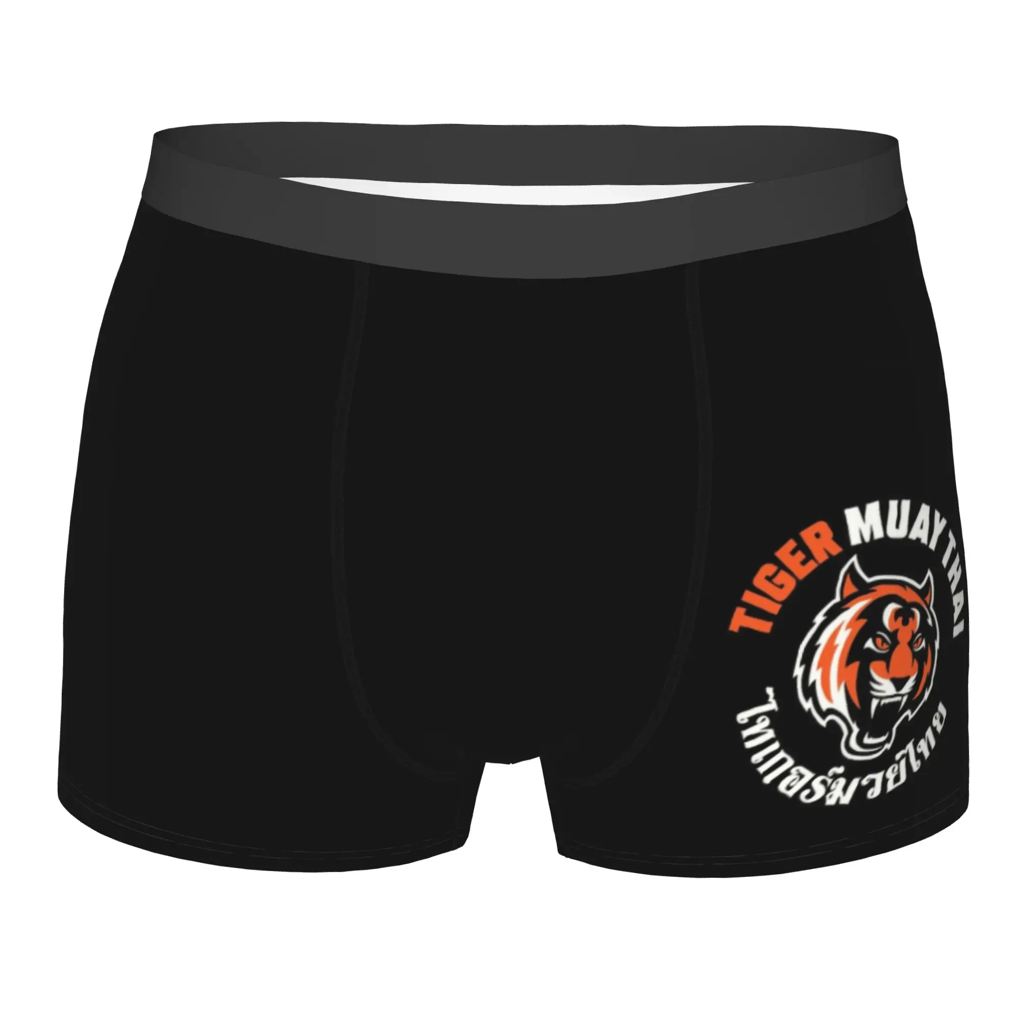 

Custom Funny Tiger Muay Thai Boxers Shorts Panties Male Underpants Comfortable Thailand Boxing Fighter Briefs Underwear