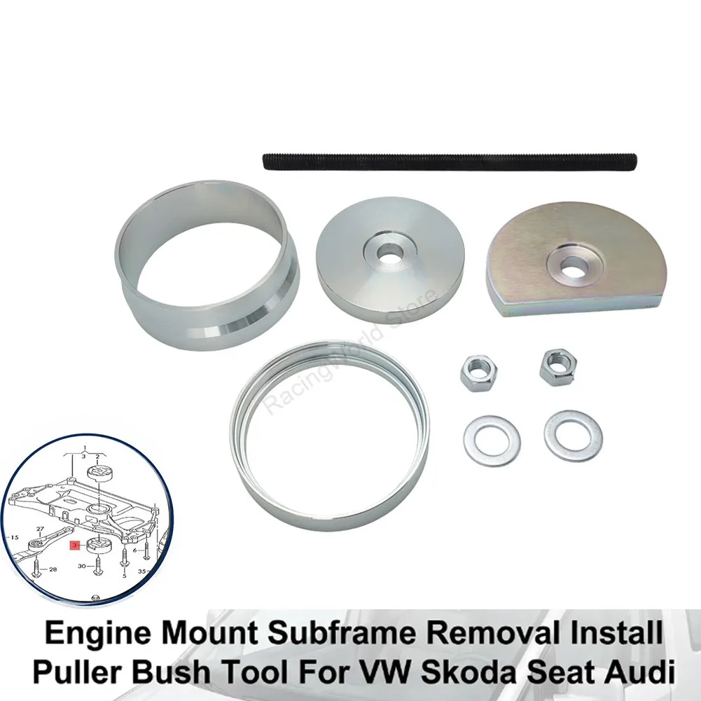 Nueva Herramienta Extractora de Bujes para Montaje e Instalación de Subchasis de Motor, para Grupo 1K0199867 1K0199868, Herramienta de Reparación