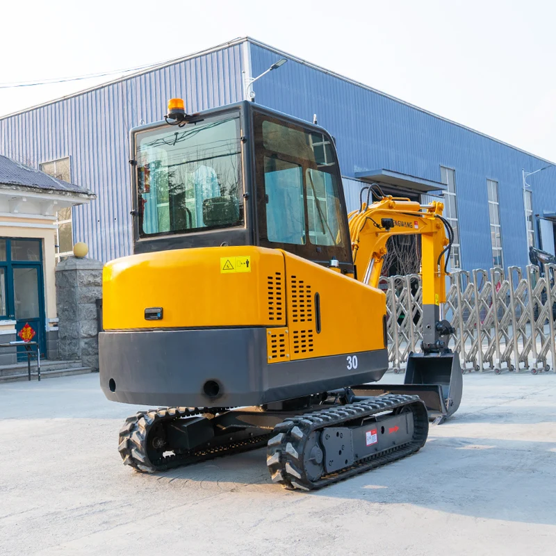 HW-30 3ton minigraafmachine Diesel Mini-rupsgraafmachine Euro 5-motor CE-certificaat 3t compacte minibagger met emmer op maat