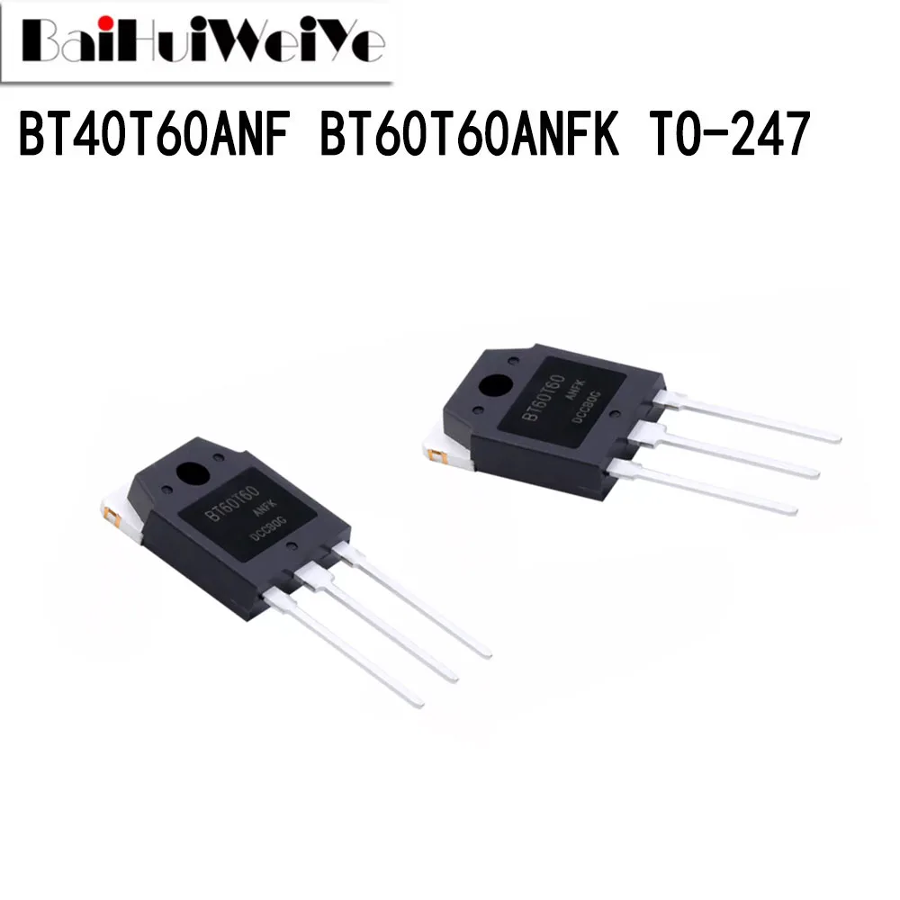 1PCS BT60T60ANFK BT40T60ANF BT40T60 BT60T60 IGBT Pipe Welder Usually 600V 40A 60A TO-3P New Good Quality Chipset