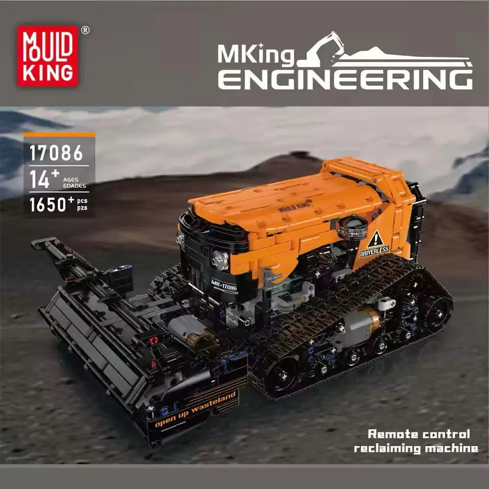 

New Mould King 17086 Remote Control Reclaiming Machine Building Blocks Educational Toys Adults Children Boys Gifts
