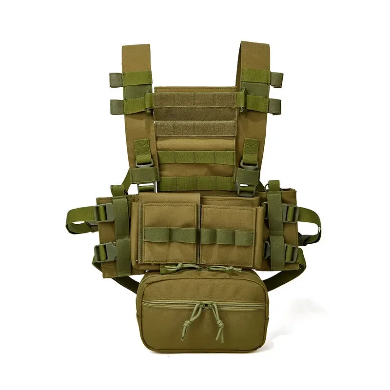 Hunting Molle Vest Chest Rig Airsoft Tactical Vest Pack Magazine Pouch Holster Molle Waist Men MK3 Hunting Vests Game Equipment