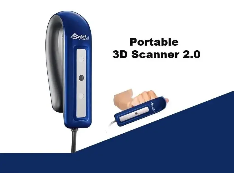 XYZ3d handheld full-color 3D scanner, convenient 3D modeling human body scanning and large object scanning